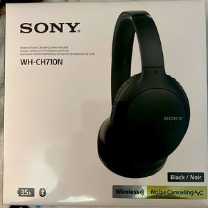 Sony wireless noise canceling stereo headset